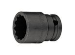 Hazet Schlag-, Maschinenschrauber-SteckschlüSsel-Einsatz (Doppel-6Kt.) 900SZ-24 Vierkant Hohl 12,5 Mm (1/2 Zoll) AußEn-Doppel-Sechskant-Tractionsprofi)