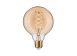 Paulmann Led-Leuchtmittel "Rustic Shine G95 300Lm 4,2W 1800K S Gold 230V", Goldfarben, L:13,5Cm Ø:9,5Cm, Leuchtmittel