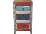 Kommode Otto Home "Montreal", Bunt, B:45Cm H:80Cm T:35Cm, Sideboards, Kommode, Breite 45 Cm