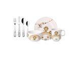 Kindergeschirr-Set VILLEROY & BOCH Kindergeschirr Set Roar like a Lion 7er Set bunt, bunt, 7 tlg., Porzellan, Geschirr-Sets, Kindergeschirr-Set