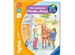 Kinderbuch RAVENSBURGER tiptoi Wieso? Weshalb? Warum? Wir entdecken Pferde und Ponys, bunt, Bücher, Kinderbuch, Made in Europe