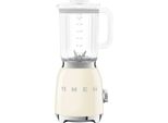 SMEG Standmixer BLF03CREU, beige (crème), B:24cm H:35cm T:27,5cm, Zerkleinerer, Standmixer