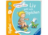 Kinderbuch RAVENSBURGER tiptoi Abenteuer Großwerden - Liv geht aufs Töpfchen, bunt, B:22,5cm H:22,5cm, Bücher, Kinderbuch, Made in Europe