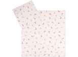 Kinderbettwäsche JULIUS ZÖLLNER Baby- und Kinderbettwäsche aus 100% Jersey-Baumwolle, bunt (little dinos), B/L: 80cm x 80cm, 1 Stk., 1 Stk., Jersey, B/L: 35cm x 40cm, 2 Stk., Jersey, Obermaterial: 100% Baumwolle, Bettwäsche, Kinderbettwäsche, erhältlich in den Größen 80x80+35x40cm und 100x135+40x60cm