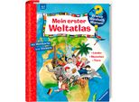 Kinderbuch RAVENSBURGER Wieso? Weshalb? Warum?, Mein erster Weltatlas, bunt, B:24,5cm H:27,8cm, Bücher, Kinderbuch