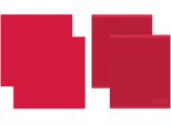Geschirrtuch DDDDD Logo, rot, 4 Stk., 100 % Baumwolle, 100% Baumwolle, Geschirrtücher, Geschirrtuch