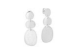 Paar OhrhäNger Celesta, Weiß, Ohrringe, Damen, One-Size, Silber 925 (Sterlingsilber)