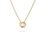 Kette Mit AnhäNger Liebeskind Berlin "Schmuck Geschenk Edelstahl Halskette The D-Link Mini", Gold (Gelbgoldfarben), Halsketten, Damen, Edelstahl, L: 45 B: 2Mm, B:2Mm
