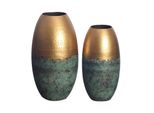WOHNLING WL7.184 Vasen 2er Set Patina Gold