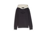 Tom Tailor Jungen Hoodie Sweatshirt Mit Foto-Print, Grau, Uni, Gr. 164