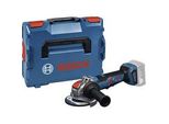 Akku-Winkelschleifer Gwx 18V-11PS Professional Solo, 18Volt Blau/Schwarz, Ohne Akku Und LadegeräT, X-Lock-Klicksystem, Zusatzhandgriff