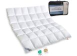Daunenbett 100% neue premium Daunendecke 200x200 Daunenpass 1190g