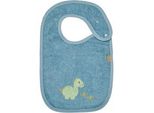 Lätzchen STERNTALER Dino Rexi, blau, Baby, blau, Baumwolle, Lätzchen