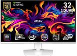 Msi Oled-Monitor "Mpg 321URXW-QD-OLED", Energieeffizienz: G (A-G), Weiß, B:71,8Cm H:41,8Cm T:6,9Cm, Monitore