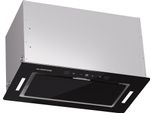 Klarstein Dunstabzugshaube, Abluft/Umluft-Dunstabzugshaube, Dunstabzug mit Filter, LED-Beleuchtung & Touch-Bedienfeld, Leise Abzugshaube mit 466 m³/h Luftstrom, Effizienter Edelstahl-Dunstabzug