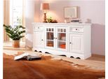 Sideboard Otto Home "Melissa", Weiß, B:169Cm H:85Cm T:45Cm, Sideboards, Sideboard, Kommode, Breite 169 Cm