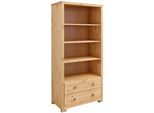 Standregal Otto Home "Gotland", Beige (Gelaugt GeöLt), Regale, Standregal, Breite 80 Cm, HöHe 178 Cm, Aus Massiver Kiefer, Fsc