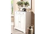Kommode Otto Home "Klera", Weiß, B:81Cm H:93Cm T:37Cm, Sideboards, Kommode, Breite 81 Cm, Aus Massiver Kiefer, Fsc-Zertifiziert