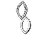 KettenanhäNger Jobo "AnhäNger SilberanhäNger 18 Mm", Silber 925, Weiß, SchmuckanhäNger, Damen, Silber 925 (Sterlingsilber), KettenanhäNger, 925 Silber Rhodiniert Mit 16 Zirkonia