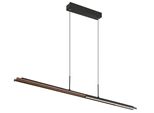 Globo Lighting Led Pendelleuchte "Quito", Braun (Schwarz), Leuchten, HäNgelampe/HäNgeleuchte/Wohnzimmer/Esstisch/Elegant, Led Pendelleuchte