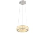 Globo Lighting Led Pendelleuchte "Mucky", Verchromt, Leuchten, HäNgelampe/HäNgeleuchte/Wohnzimmer/Esstisch/Elegant, Led Pendelleuchte
