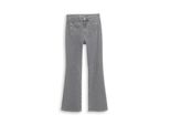Tom Tailor Denim Damen Ttava Flared Jeans Mit Aufgesetzten Taschen, Grau, Uni, Gr. 29/32