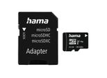 HAMA Speicherkarte microSD Karte, Memory Fast, + Adapter/Mobile, Class 10 UHS-I, schwarz, 128 GB, Speicherkarten