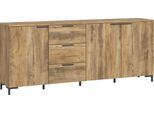 Kommode Home Affaire "Alternative", Kastanienfarben, B:200,5Cm H:83,5Cm T:40Cm, Holzwerkstoff, Sideboards, Kommode, Breite 201 Cm