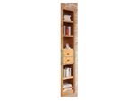 Anbauregal Otto Home "Bergen", Beige (Natur Gebeizt, Gewachst), B:45,5Cm H:213Cm T:27Cm, Massivholz, Regale, In Unterschiedlichen Farbvarianten, Breite 45 Cm