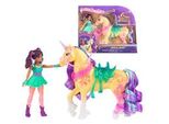 Unicorn Academy - Ava Und Einhorn Leaf, Spielfigur Mit Echter MäHne Und Schweif Sowie BüRste
