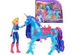 Unicorn Academy - Isabel Und Einhorn River, Spielfigur Mit Echter MäHne Und Schweif Sowie BüRste