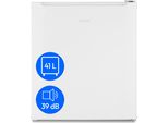 MEDION mini Kühlschrank mit Gefrierfach (klein, leise, 41L kleiner Kühlschrank für Büro Hotels Minibar Camping Gaming, Getränkekühlschrank, Speisen & Eis, Türanschlag wechselbar, MD37724)