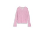 Tom Tailor MäDchen Cropped Strickpullover, Rosa, Uni, Gr. 152