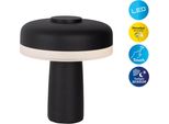 NÄVe Led Tischleuchte "Pilu", Schwarz, 1, H: 16,5Cm, 1 Stk., Leuchten, Akku, Inkl. Usb-Kabel 80Cm, Stufenweise Dimmbar Per BerüHrungssensor, Led Tischleuchte