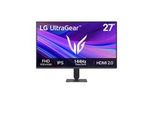Ultragear 27G411A-B, Gaming-Monitor 68.5 Cm (27 Zoll), Schwarz, Fullhd, Ips, Hdmi, Dp, Free-Sync, G-Sync-Kompatibel, 120Hz Panel