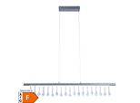 Näve LED Pendelleuchte "Nobilis"" L: 100Cm Satin-Nickel"