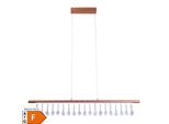 NäVe Led Pendelleuchte "Nobilis"" L: 100 Cm Gold"