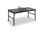 JOOLA Indoor Tischtennisplatte MIDSIZE FA, klappbarer Tischtennistisch mit vormontiertem Griff, klein inkl. Tischtennisnetz, grau, 152 x 76 x 71,5cm