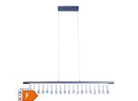 Näve LED Pendelleuchte "Nobilis"" L: 100Cm Grau"