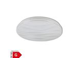 Näve Smart Home LED / CCT Deckenleuchte "Austin"" Ø: 38Cm Inkl. Kristalleffekt"