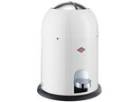 Kosmetikeimer WESCO Mini Master, weiß, B:26,4cm H:36cm T:26,4cm, Stahlblech, Mülleimer, Kosmetikeimer, 6 Liter