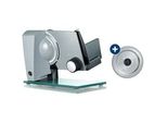 GRAEF Allesschneider Sliced Kitchen S12120OT TWIN, grau, B:25,5cm H:26cm T:34,5cm, Allesschneider, Gratis Schinkenmesser im Wert von 34,99€ UVP