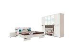 Schlafzimmer-Set WIMEX Anna, weiß, B/H: 180cm x 200cm, Schlafzimmermöbel-Sets