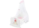 Puppenwiege ROBA Peppa Pig, weiß, Puppenmöbel, KinderB:35cm H:29cm T:52cm, B:35cm H:29cm T:52cm