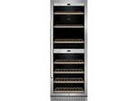 CASO Weinkühlschrank 775 WineChef Pro 126, Energieeffizienz: G (A-G), schwarz (silberfarben), B:59,5cm H:163cm T:74cm, Weinkühlschränke