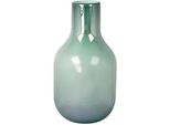 Tischvase GOEBEL Silver Stone, grün, H:34cm Ø:17,5cm, Glas, Vasen, Vase aus Glas, Höhe ca. 34 cm