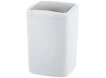 Kosmetikeimer WENKO Barcelona, weiß, B:20,5cm H:28,5cm T:20,5cm, Kunststoff, Mülleimer, Kosmetikeimer