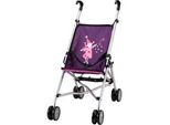 Puppenbuggy BAYER lila mit Fee, lila (lila fee), Puppenwagen, KinderB:27cm H:56cm T:47cm, B:27cm H:56cm T:47cm
