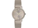 Quarzuhr OOZOO, grau (taupe), Armbanduhren, Damen, Quarzuhr, Armbanduhr, Damenuhr, analog
