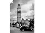 Artland London Taxi und Big Ben Gebäude 1 Stk. tlg. ohne Rahmen